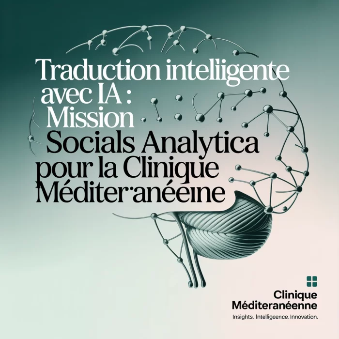 Traduction intelligente avec IA : Mission Socials Analytica pour la Clinique Méditerranéenne
