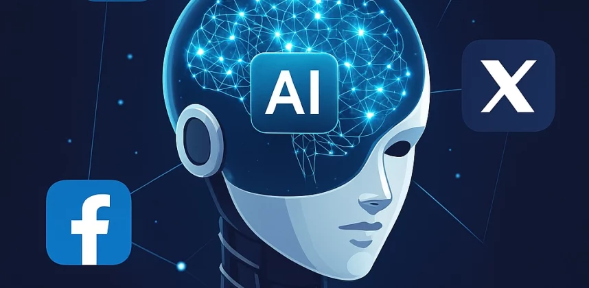 Gestion des réseaux sociaux avec intelligence artificielle : Mission Socials Analytica pour Ds Overseas sur Facebook, LinkedIn, X et Instagram