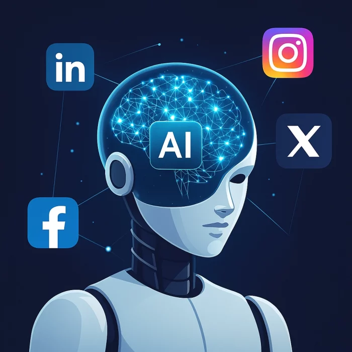 Gestion des réseaux sociaux avec intelligence artificielle : Mission Socials Analytica pour Ds Overseas sur Facebook, LinkedIn, X et Instagram
