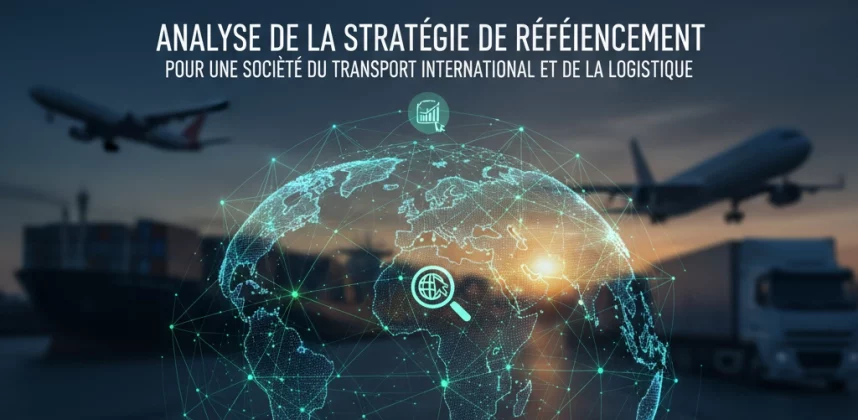 Analyse de la stratégie de référencement pour une société du transport international et de la logistique