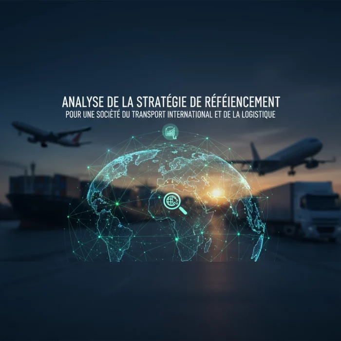 Analyse de la stratégie de référencement pour une société du transport international et de la logistique