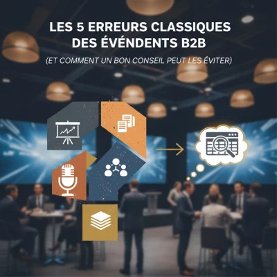 Les 5 Erreurs Classiques des Événements B2B (Et Comment un Bon Conseil Peut les Éviter)