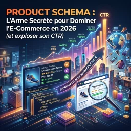 Product Schema : L’Arme Secrète pour Dominer l’E-Commerce en 2026 (et exploser son CTR) Product Schema : L'Arme Secrète pour Dominer l'E-Commerce en 2026 (et exploser son CTR)