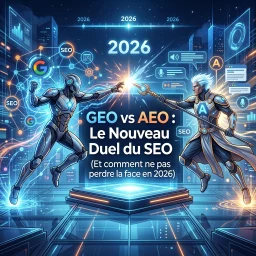 GEO vs AEO : Le Nouveau Duel du SEO (Et comment ne pas perdre la face en 2026) GEO vs AEO : Le Nouveau Duel du SEO (Et comment ne pas perdre la face en 2026)
